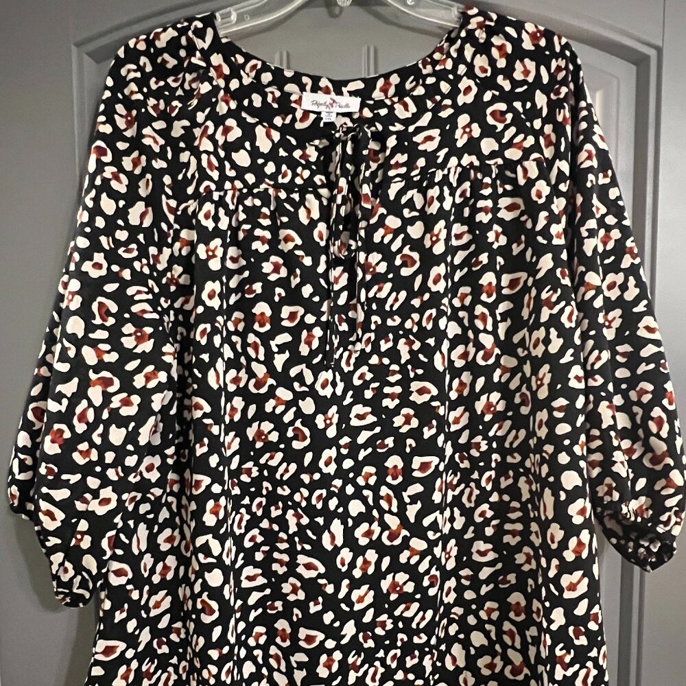 Perfectly Priscilla 1X Lined Top